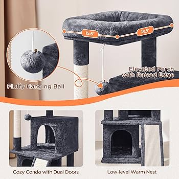 Amazon.com : Yaheetech 36in Cat Tree Cat Tower Cat Condo